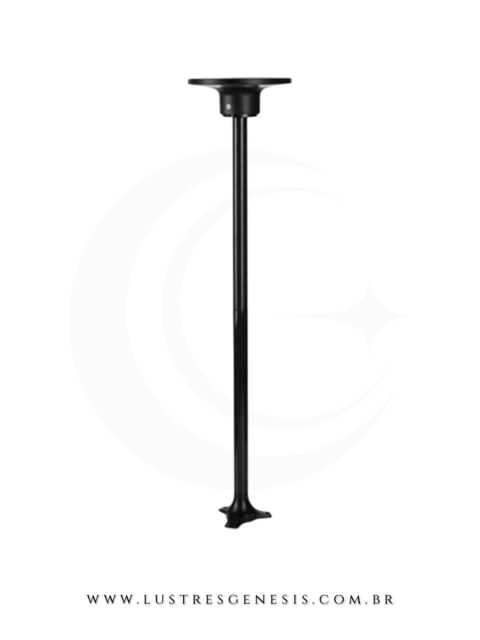 Luminaria Led Espeto de Jardim IP65 Preto 3000K para Valorização de Espaços Externos como Muro, Piscina, Jardim e Fachada